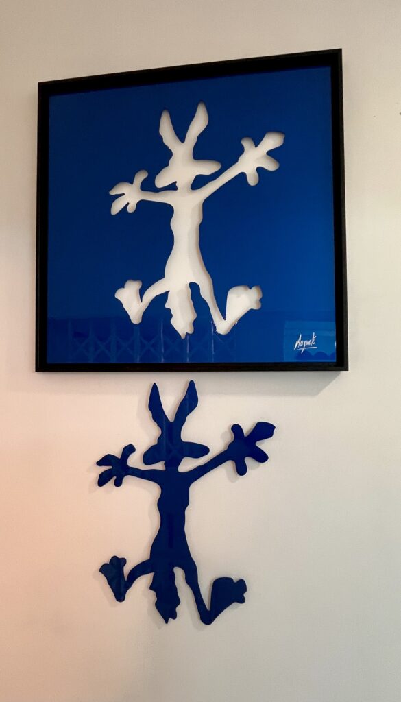 Coyote Electric Blue 2024 80 x 80 cm 5 000€